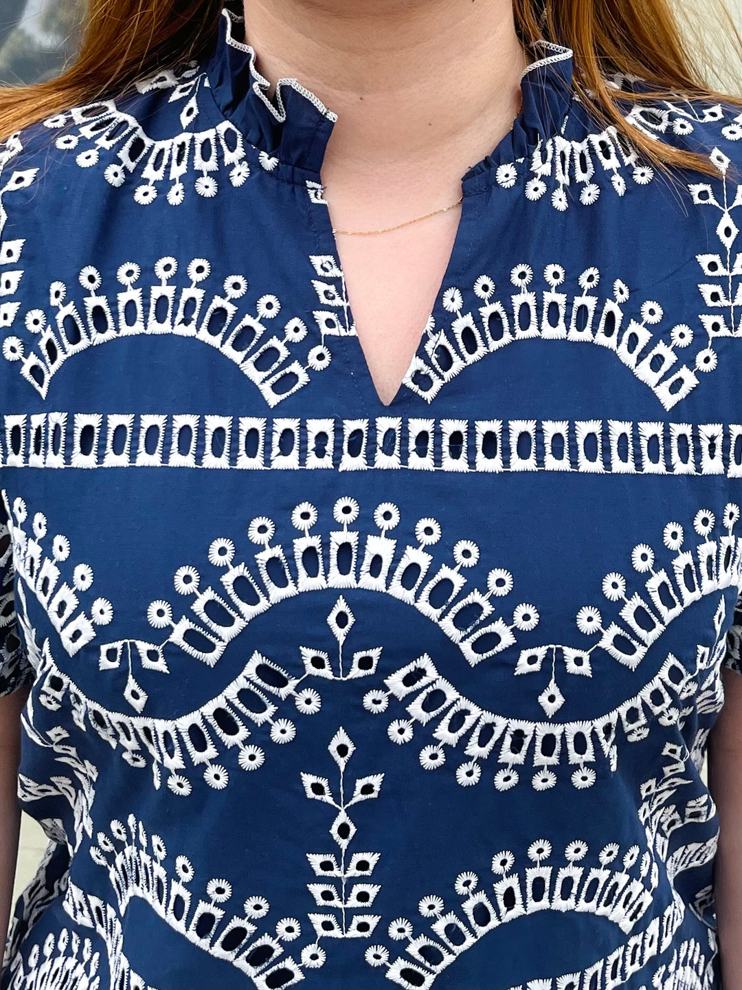 Lisette Eyelet Blouse