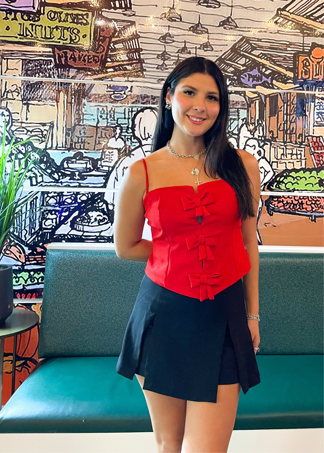 Bowtastic Top - Red