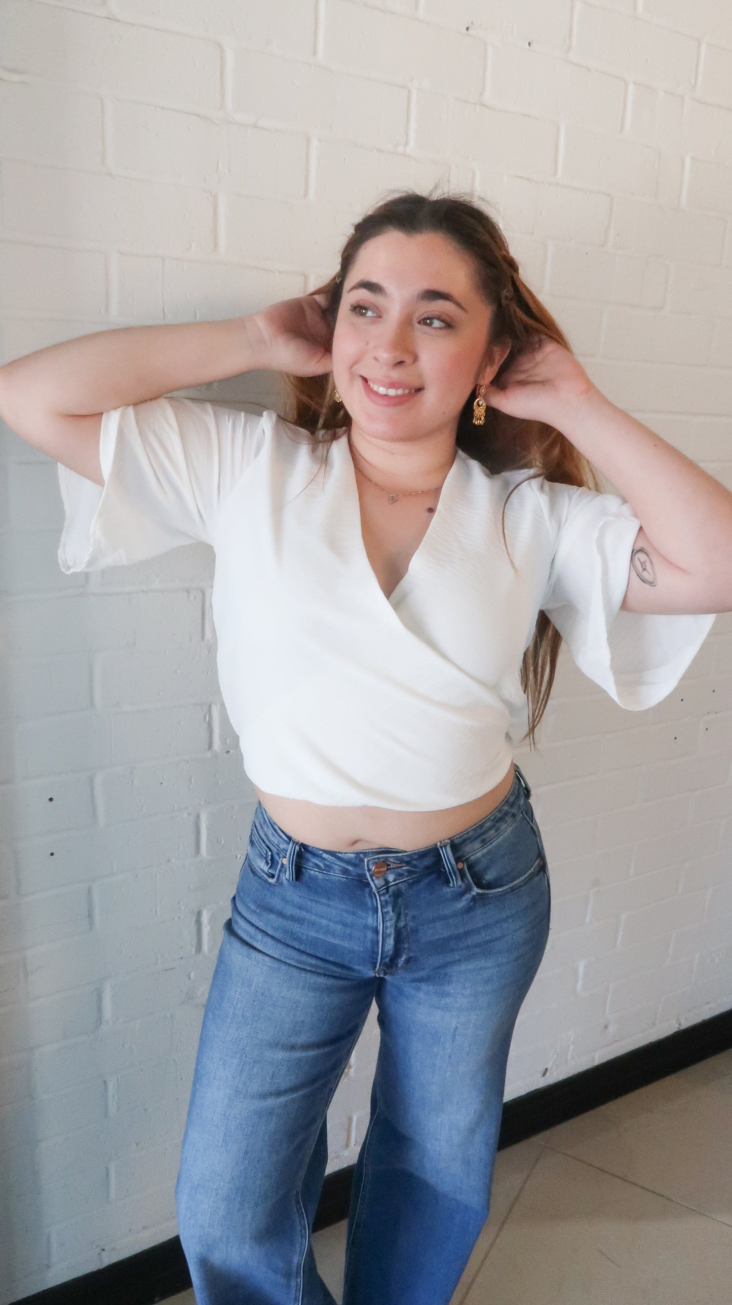 My Going Out Top- Ivory