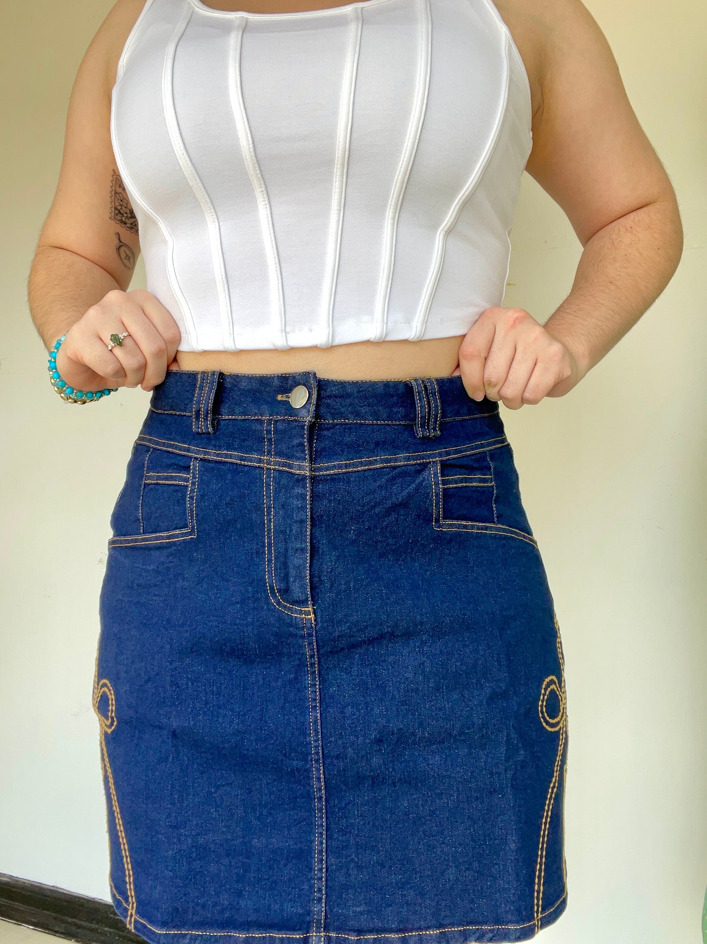 All American Girl Denim Skirt