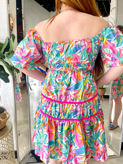 Heart Full Of Colors Mini Dress
