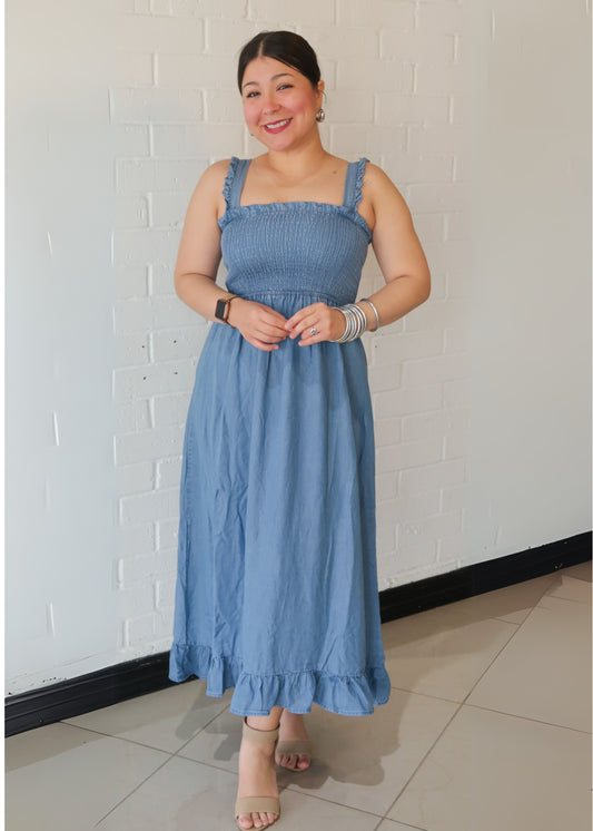 Bethany Smocked Maxi Dress