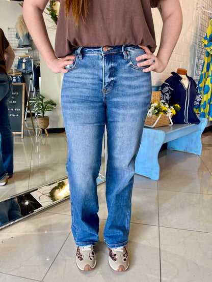 Liana High Rise Straight Jeans