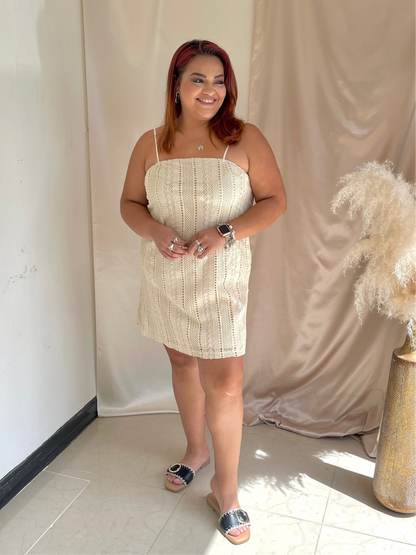 Castaway Island Babe Dress - Cream