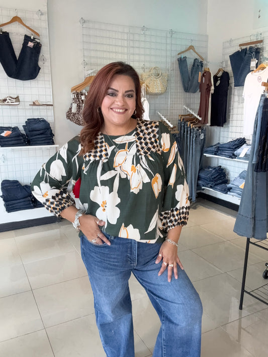 Falling in Gold Blouse