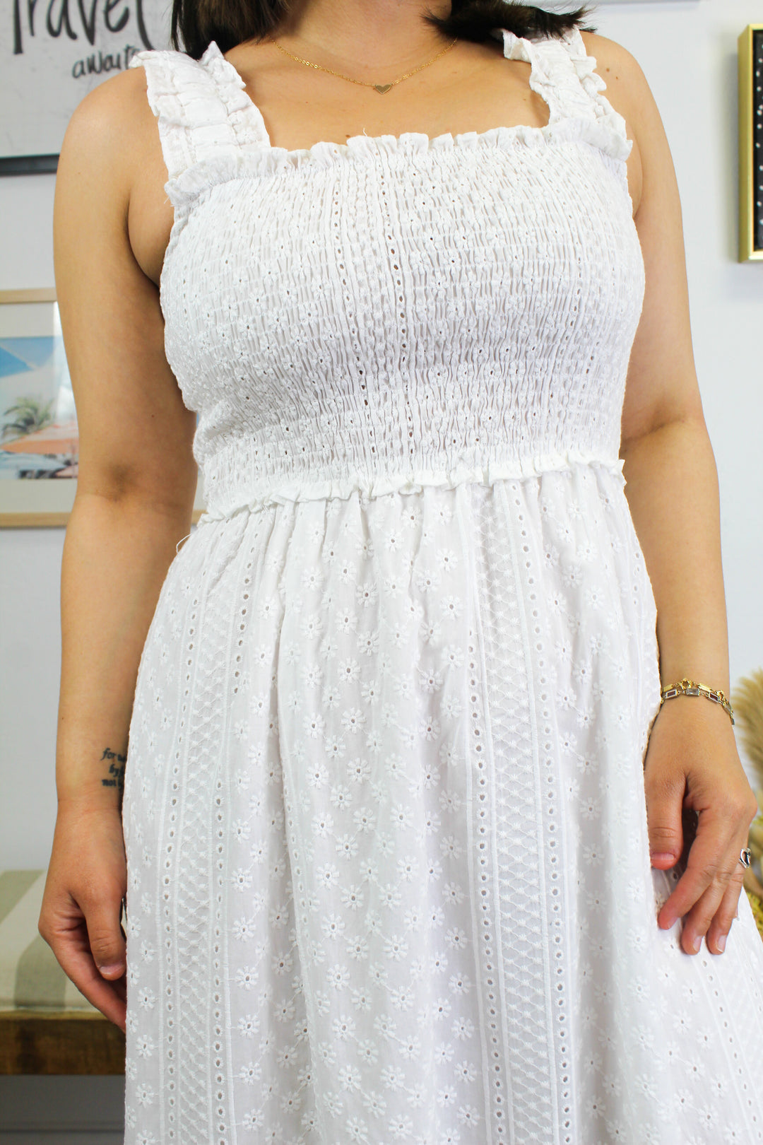 Divine In White Maxi Dress