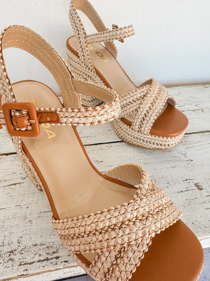 She's The One Rafia Heel