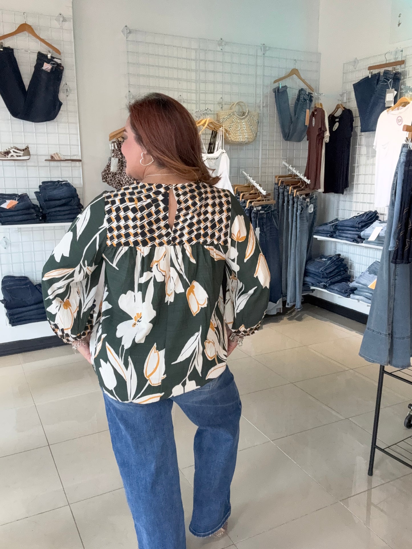Falling in Gold Blouse