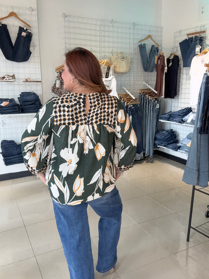 Falling in Gold Blouse