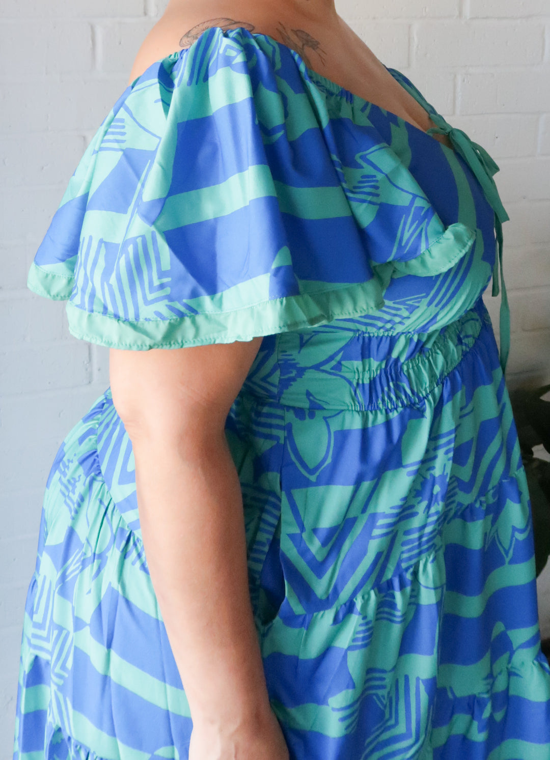 Marisol Floral Stripe Maxi