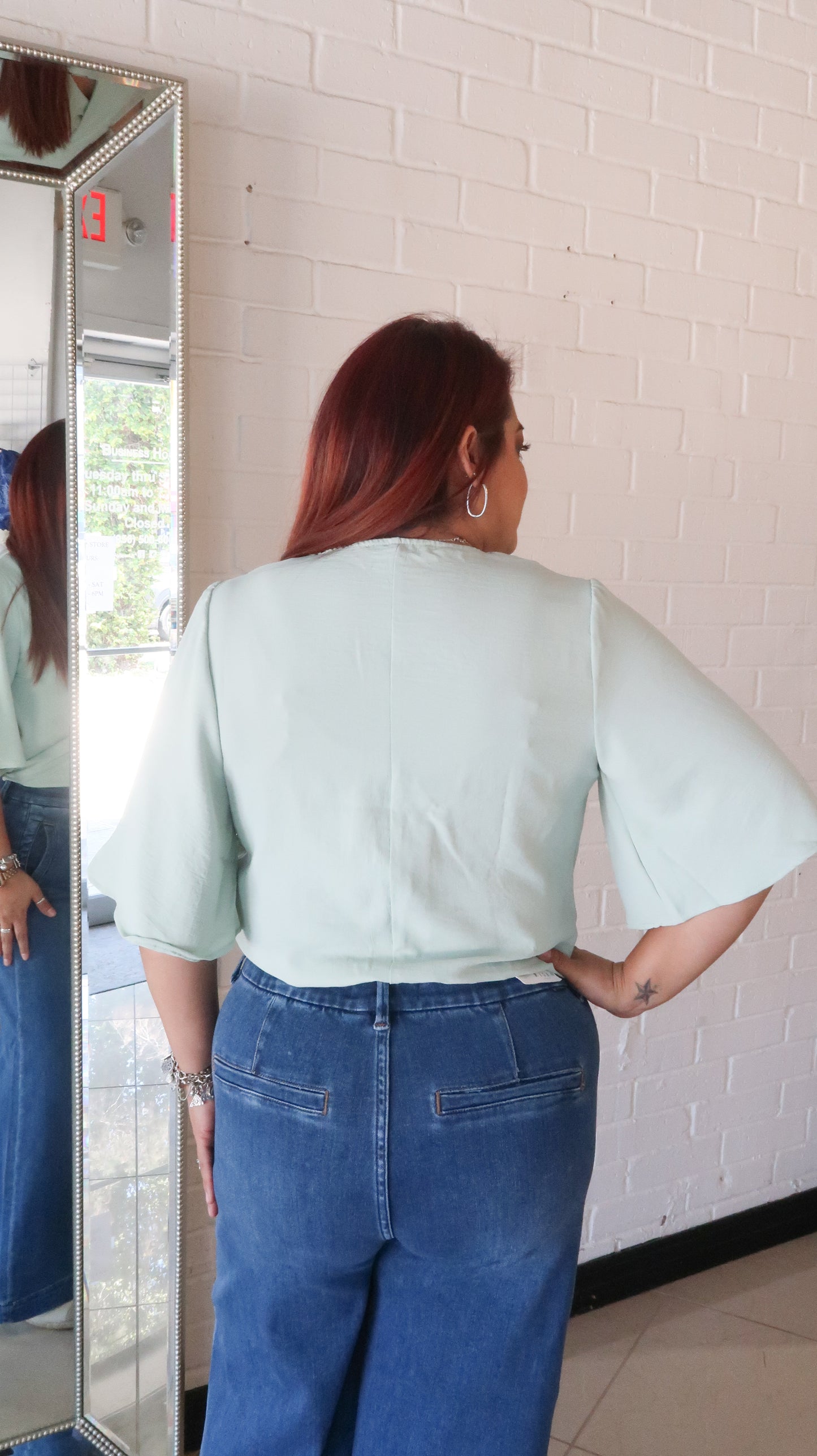 My Going Out Top- Mint