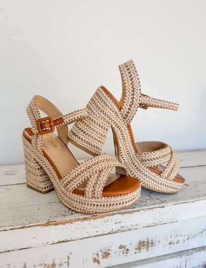 She's The One Rafia Heel