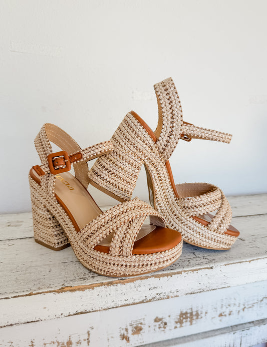 She's The One Rafia Heel