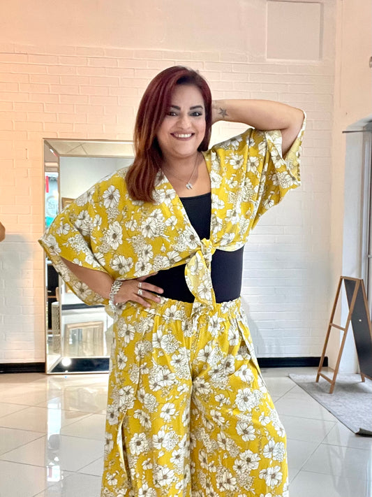Golden Hour Cropped Kimono