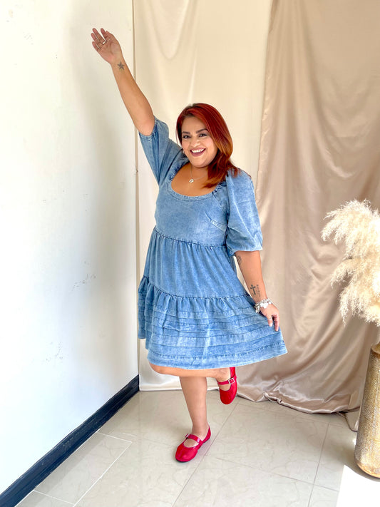 Born In Blue Denim Mini