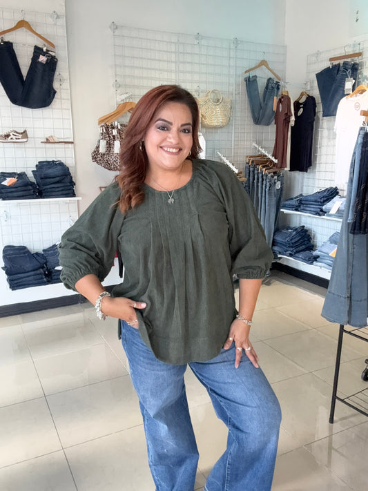 Madeline Corduroy Blouse