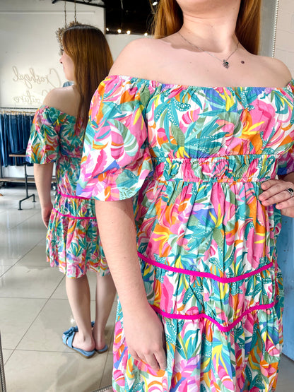Heart Full Of Colors Mini Dress