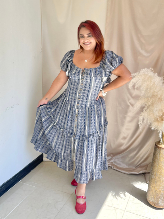 Bluebell Blooms Midi