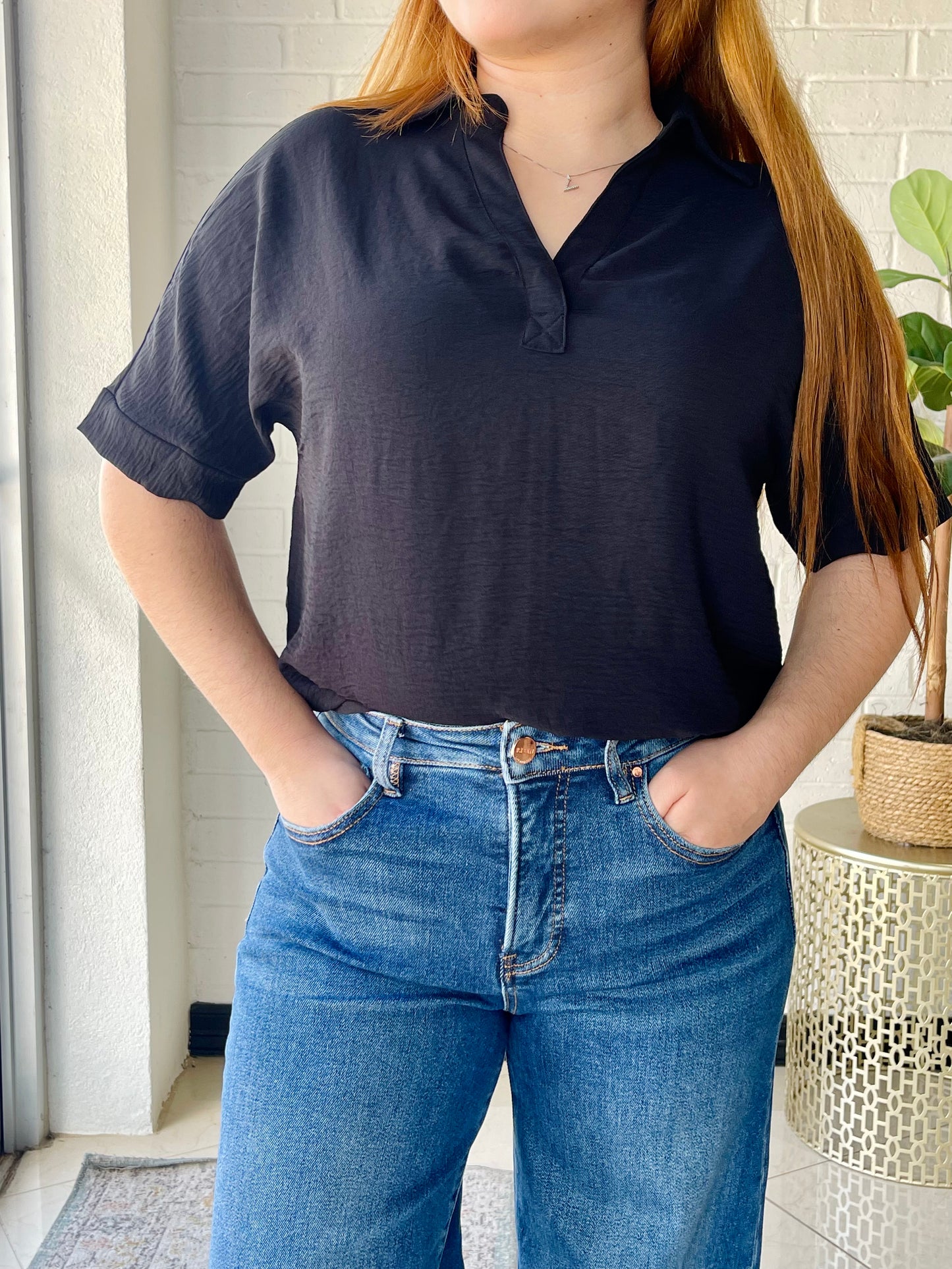 Ale Tummy Control Cuffed Jeans - Dark
