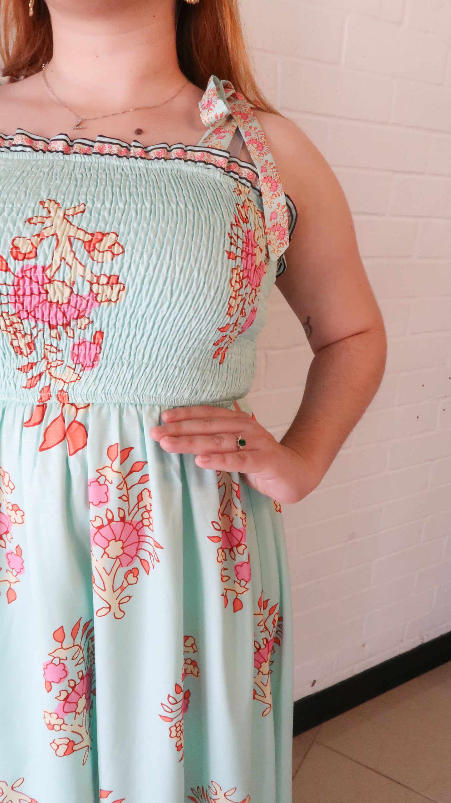 Jasmine Of My Dreams Smocked Midi