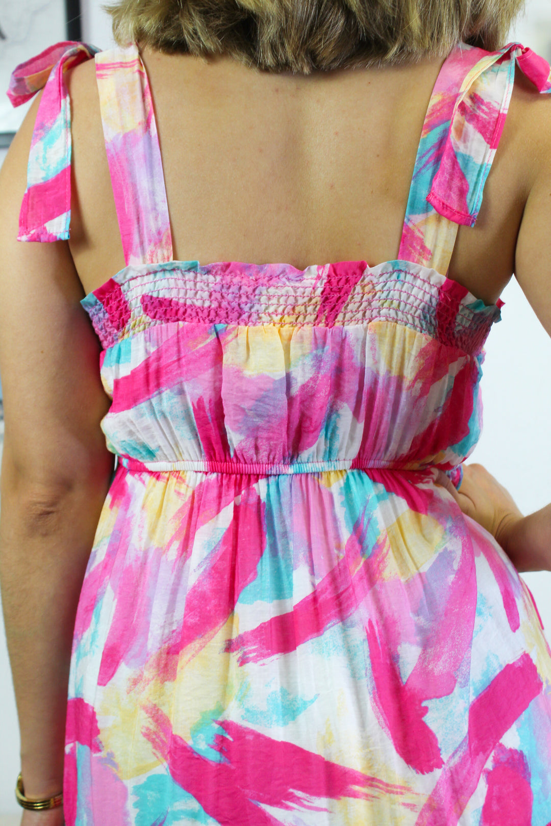 Watercolor Daydreams Maxi Dress