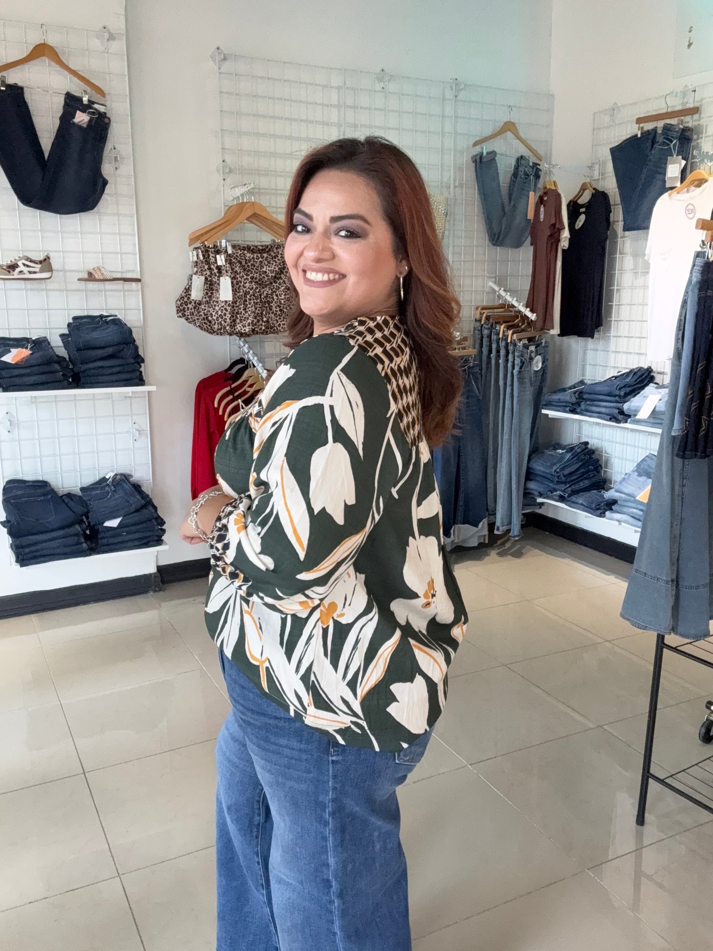Falling in Gold Blouse