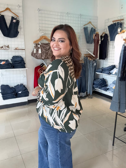 Falling in Gold Blouse