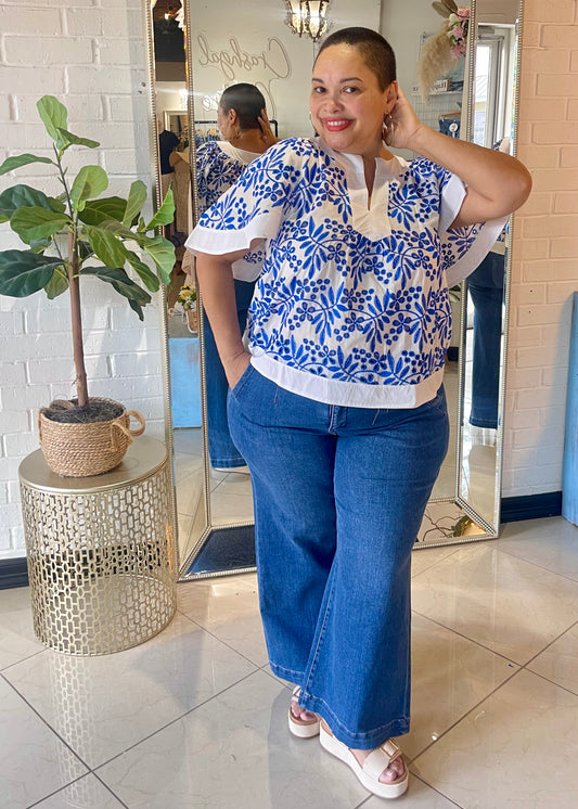 Sweet Sunday Eyelet Blouse