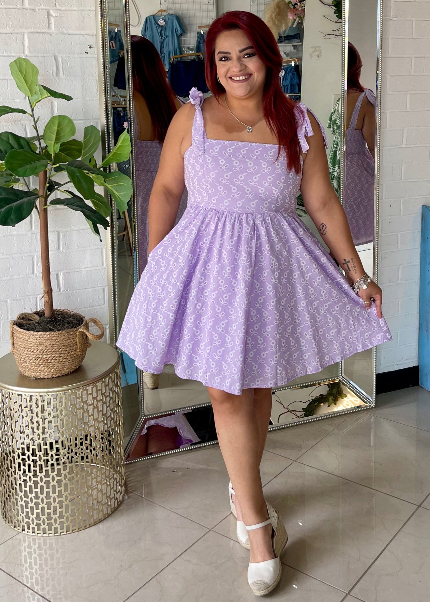 Lavender Fields Mini Dress