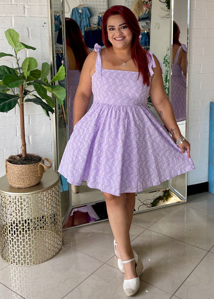 Lavender Fields Mini Dress