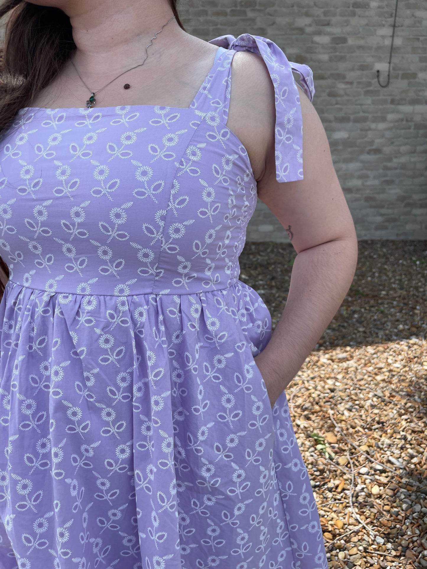 Lavender Fields Mini Dress