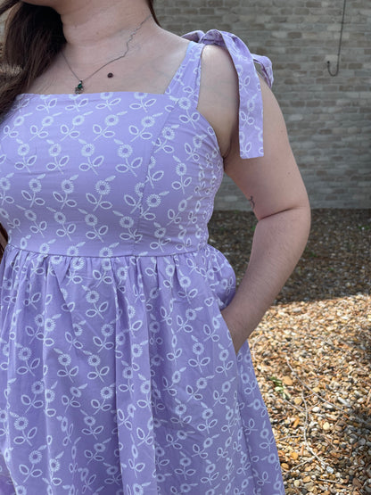 Lavender Fields Mini Dress