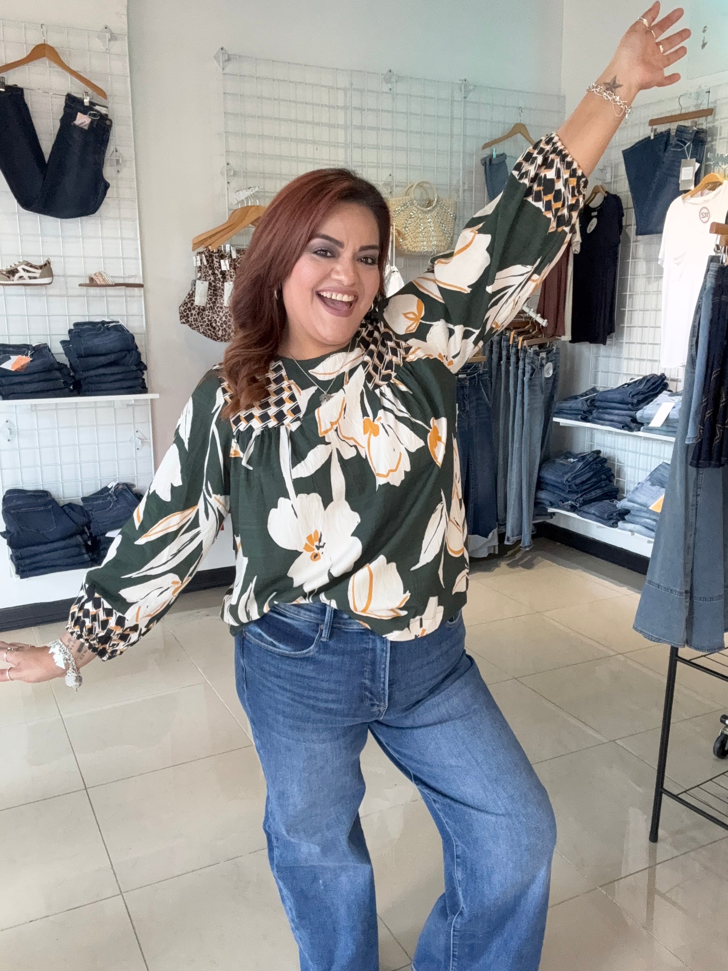 Falling in Gold Blouse
