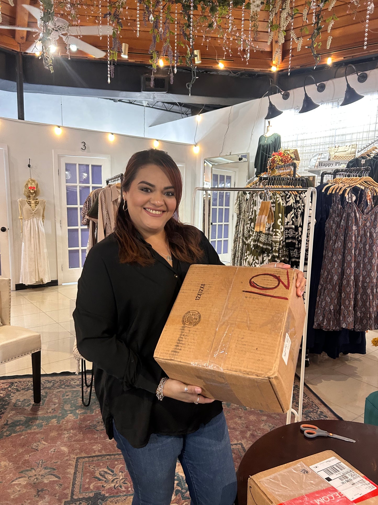 Rustic Romance Mini Dress - Pumpkin