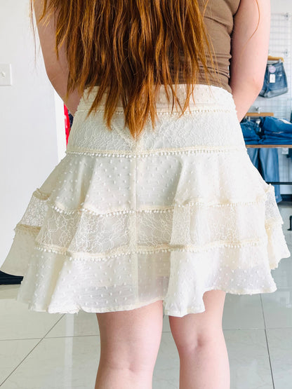 Luna Lace Mini Skirt