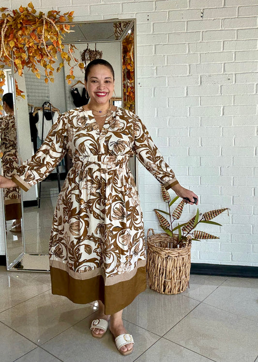 Ready For Autumn Midi Dress