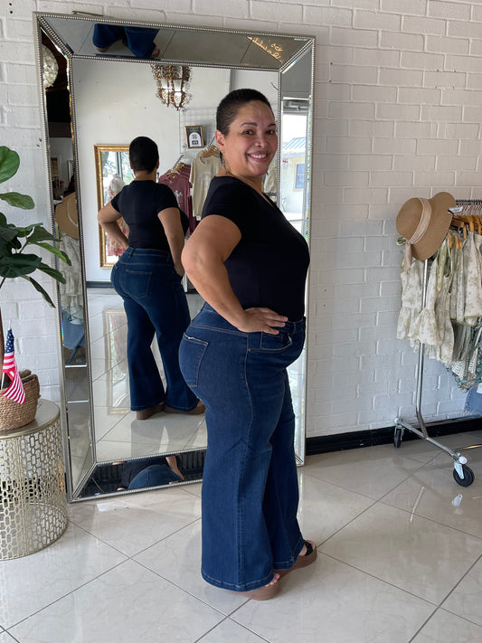 Selena Tummy Control Denim - Dark Wash