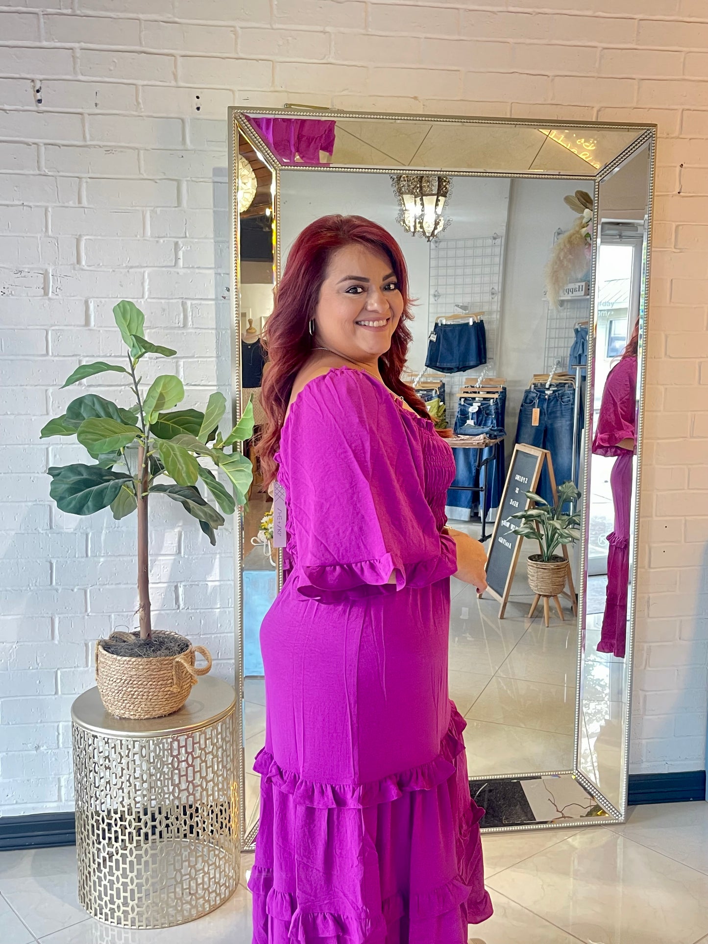 Always A Favorite Midi Dress - Violet