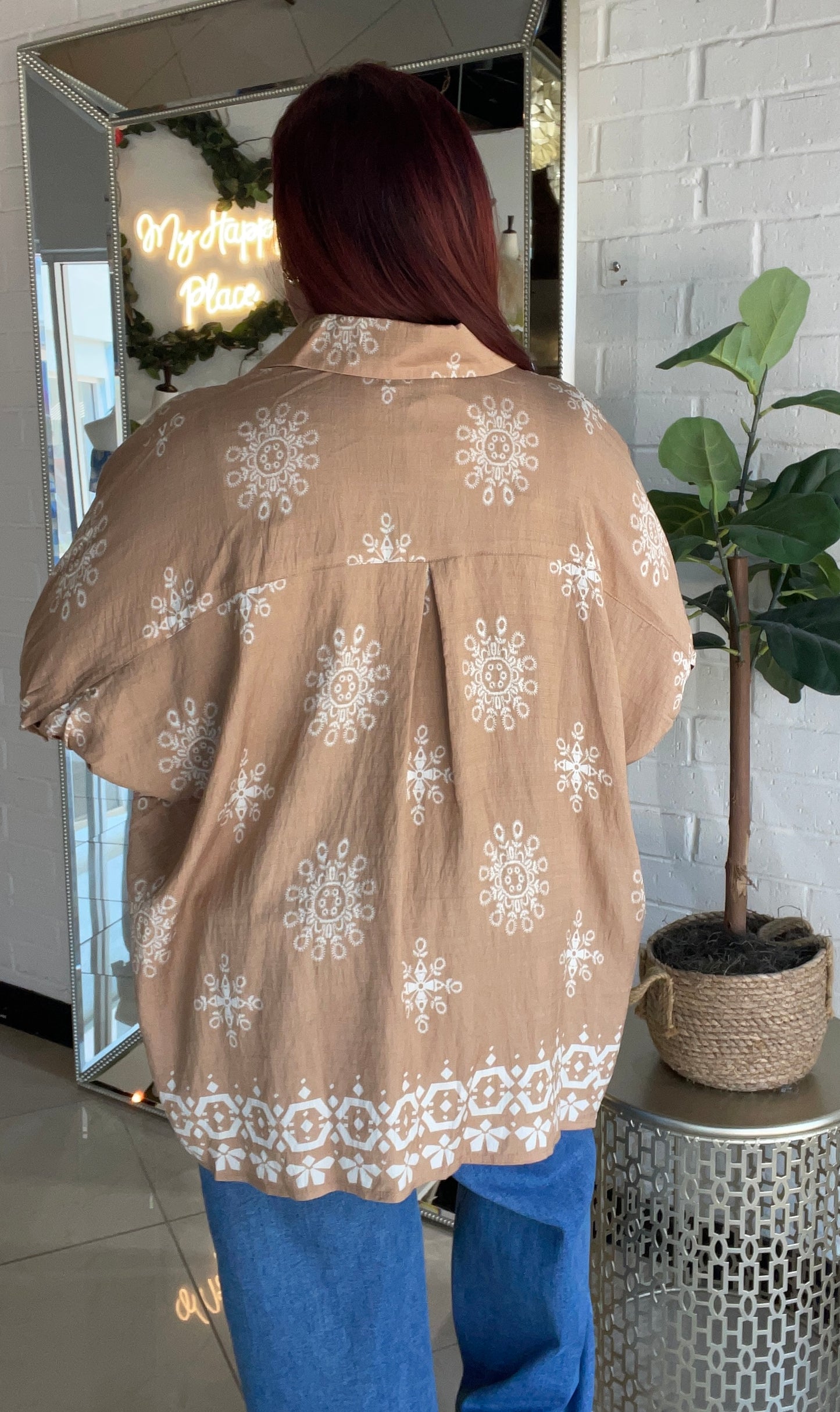 Beautiful Dreams Button Down Blouse