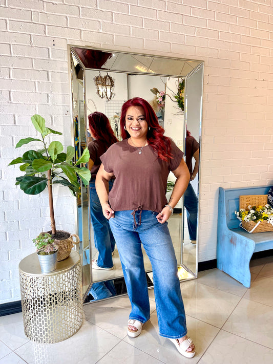 Liana High Rise Straight Jeans