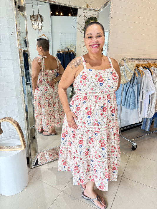 Isabella Floral Midi