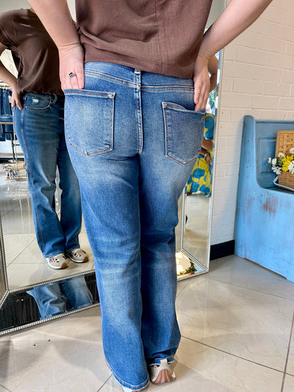 Liana High Rise Straight Jeans
