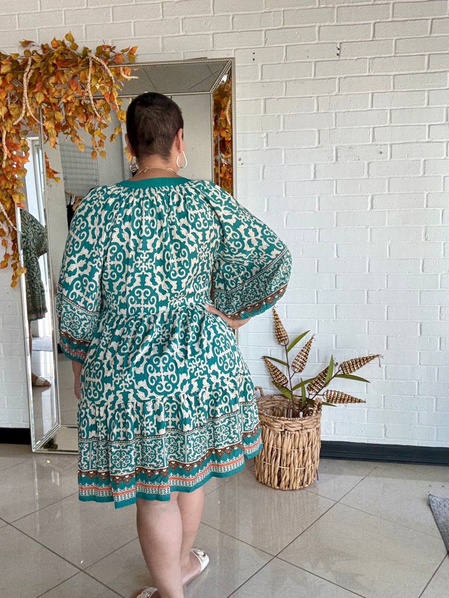 Emerald Eclipse Mini Dress
