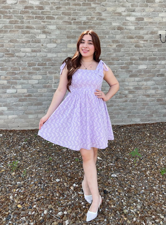 Lavender Fields Mini Dress
