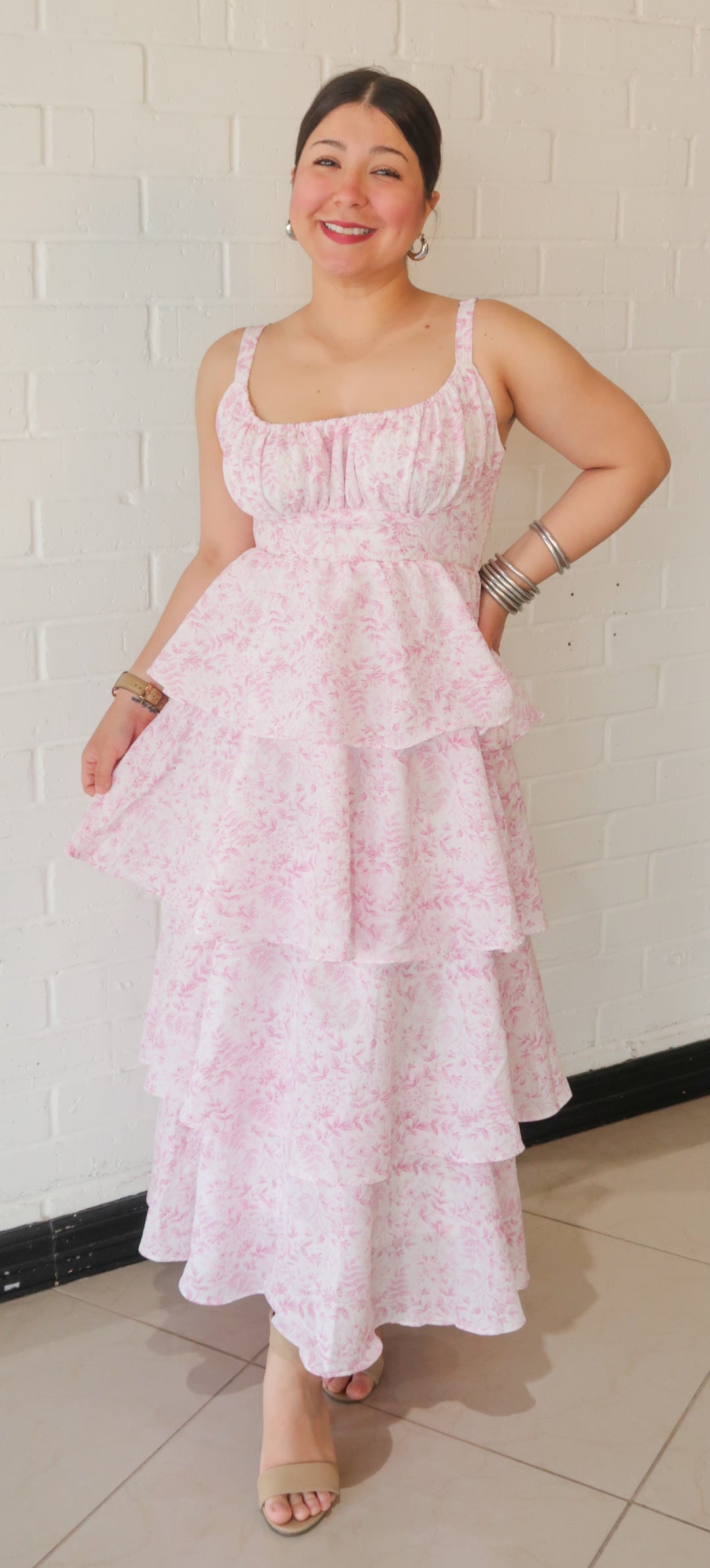 Sierra Floral Tiered Maxi