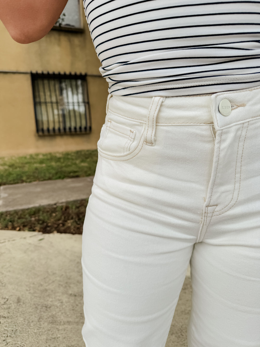 Ciara High Rise Boyfriend Pants