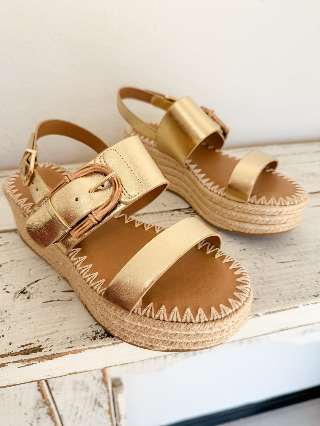 Ready For Spring Platform Sandal