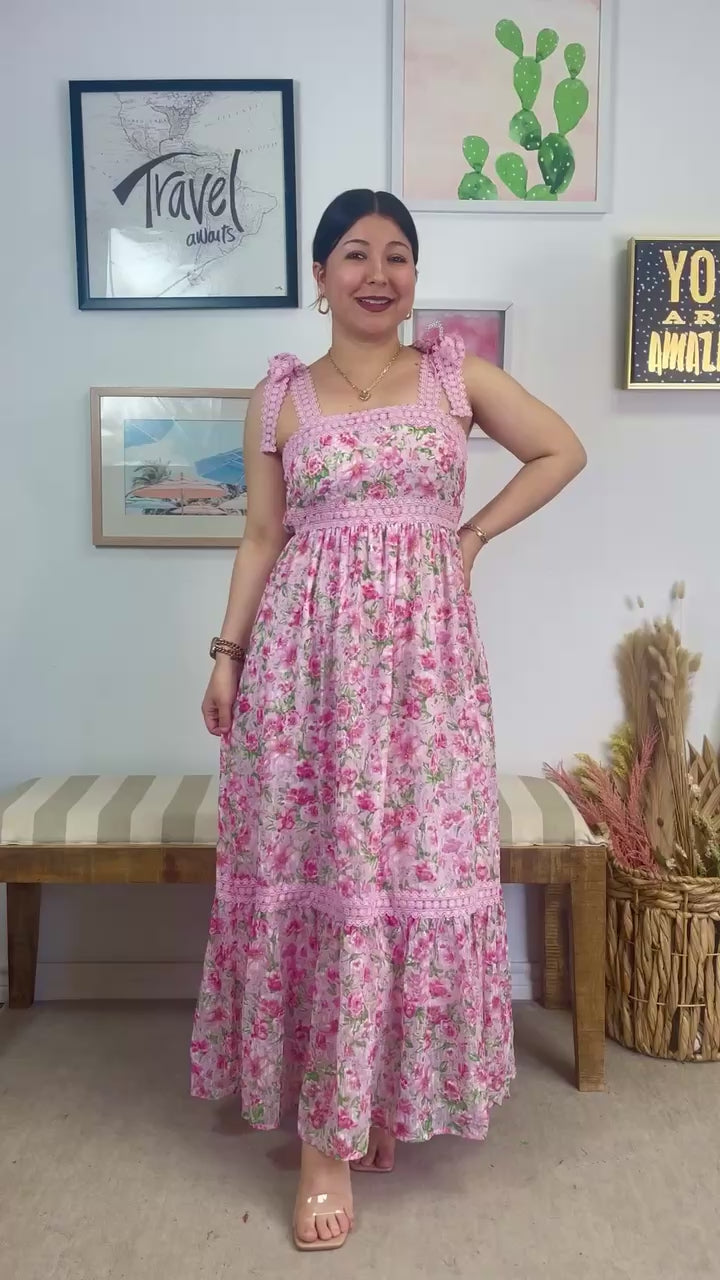 The Serena Floral Maxi Dress
