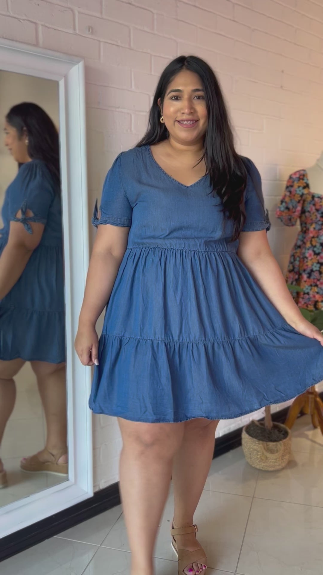 Picnic In The Park Chambray Dress