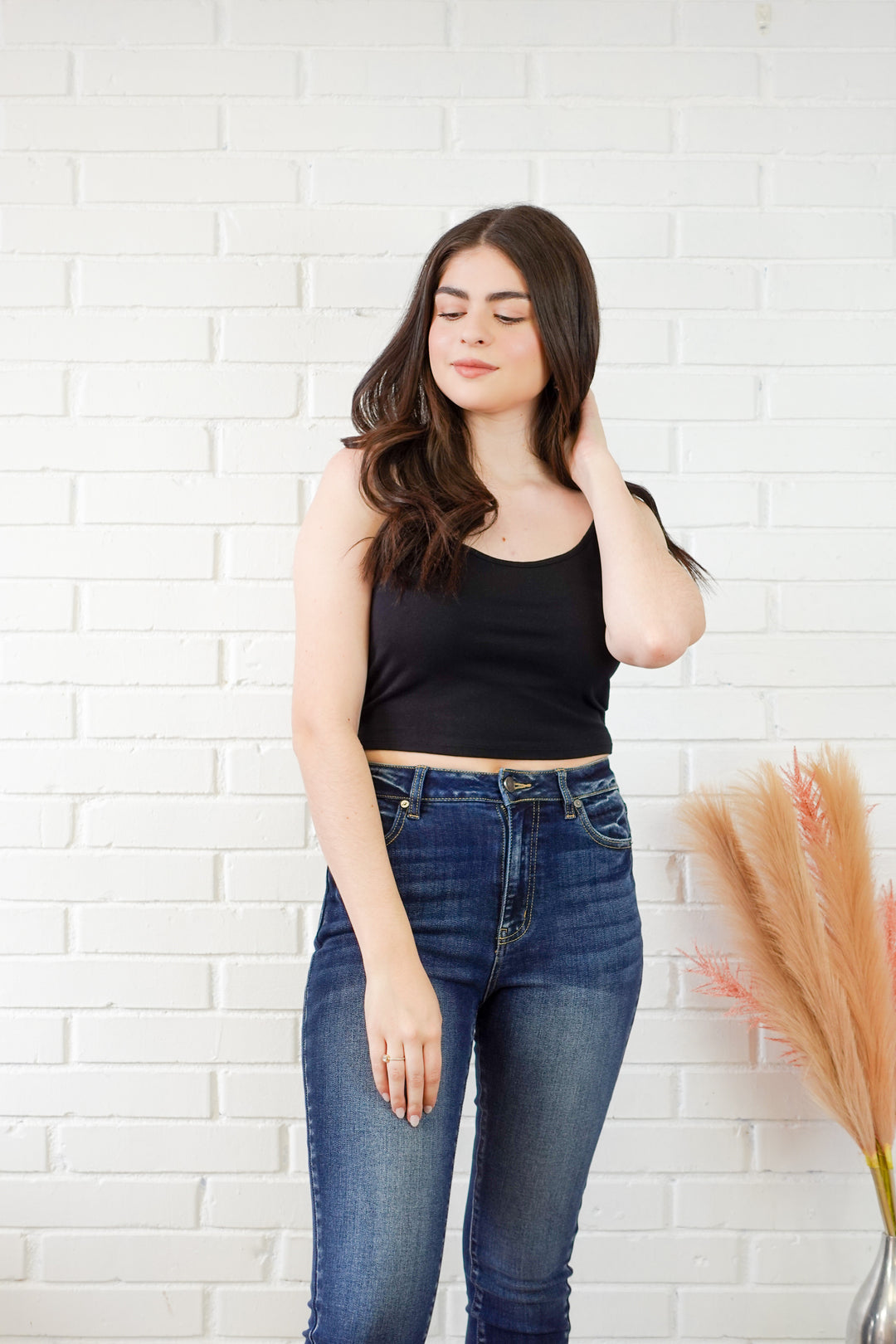 Half Basic Top- Black